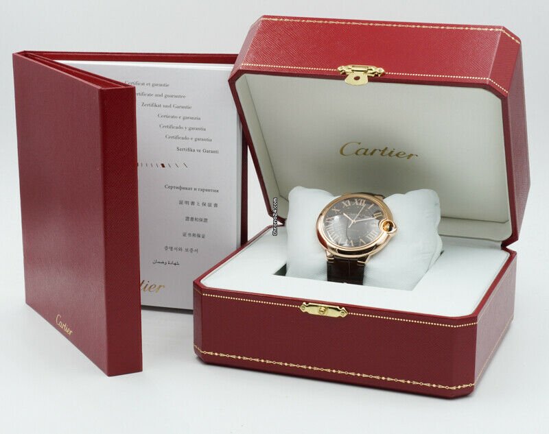 Cartier Ballon Bleu 42mm Mens watch Unisex Automatic Rose gold W6920037 5