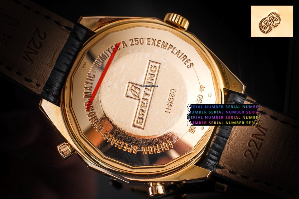 Breitling Chrono-Matic Mens watch Unisex Automatic Rose gold H41360 5