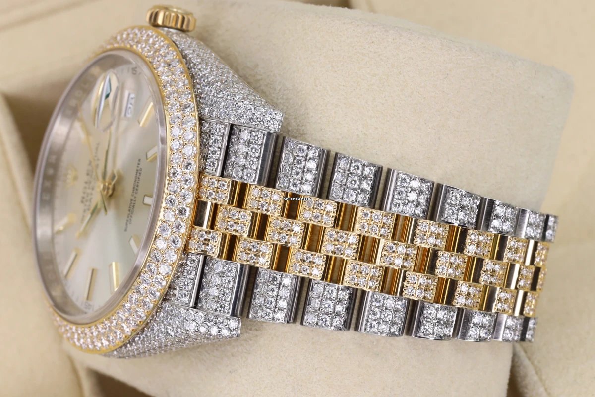 Rolex Datejust 41 Mens watch Unisex Gold Steel Automatic 126303 5