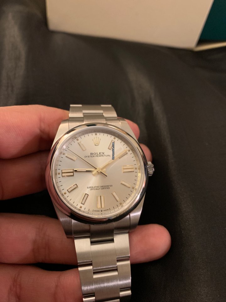 Rolex Oyster Perpetual 41 Mens watch Unisex Steel Automatic 124300-0001 5