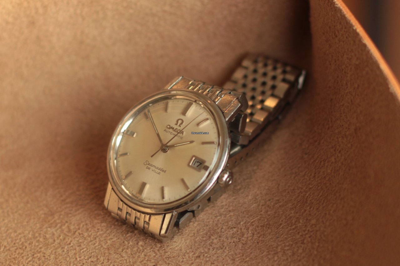 Omega Seamaster DeVille Mens watch Unisex Automatic Steel 166.020 Vintage Omega Seamaster 5
