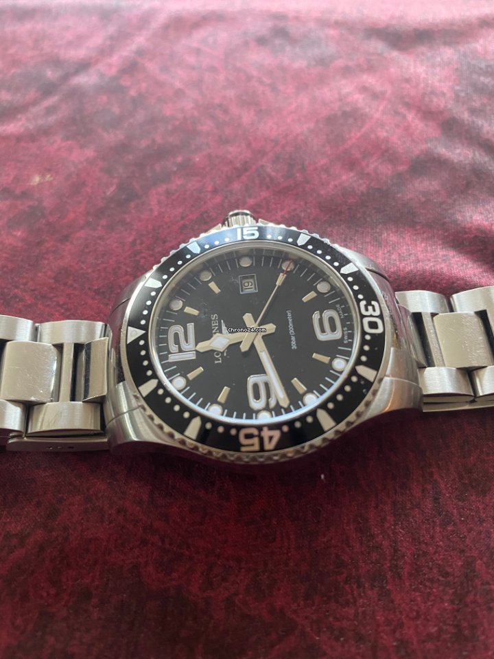 Longines HydroConquest Mens watch Unisex Quartz Steel L3.640.4.56.6 5
