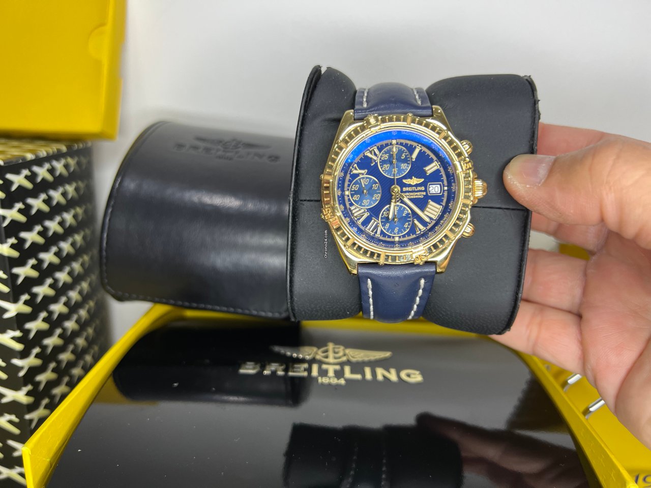 Breitling Crosswind Racing Mens watch Unisex Automatic Yellow gold K13355 5