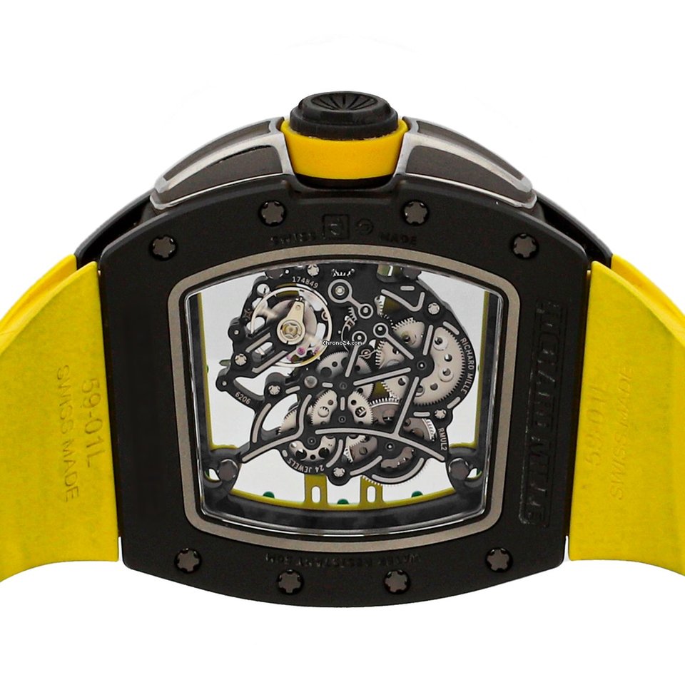 Richard Mille RM 061 Mens watch Unisex Manual winding Ceramic RM61-01 CA-TZP 5