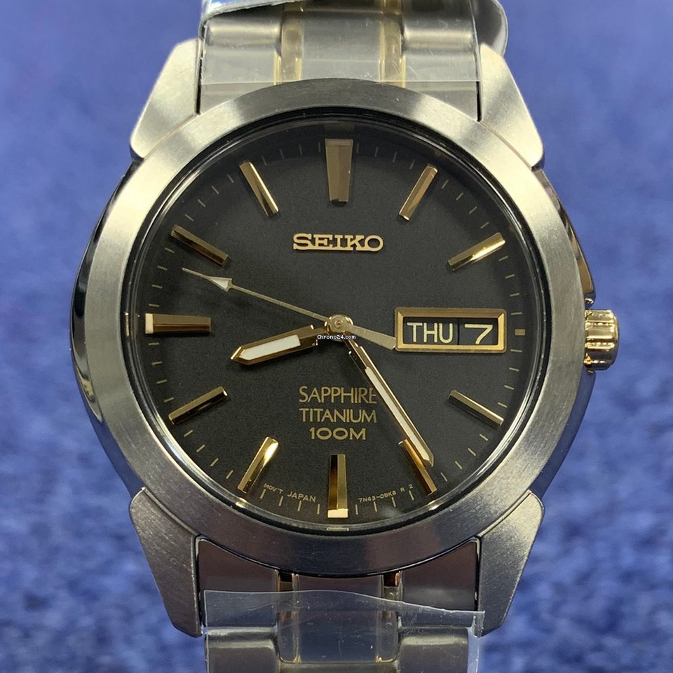 Seiko Mens watch Unisex Quartz Titanium SGG735P1 5