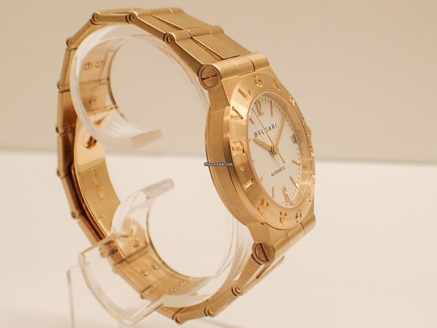 Bulgari Diagono Womens watch Automatic Yellow gold LCV 29 G 5