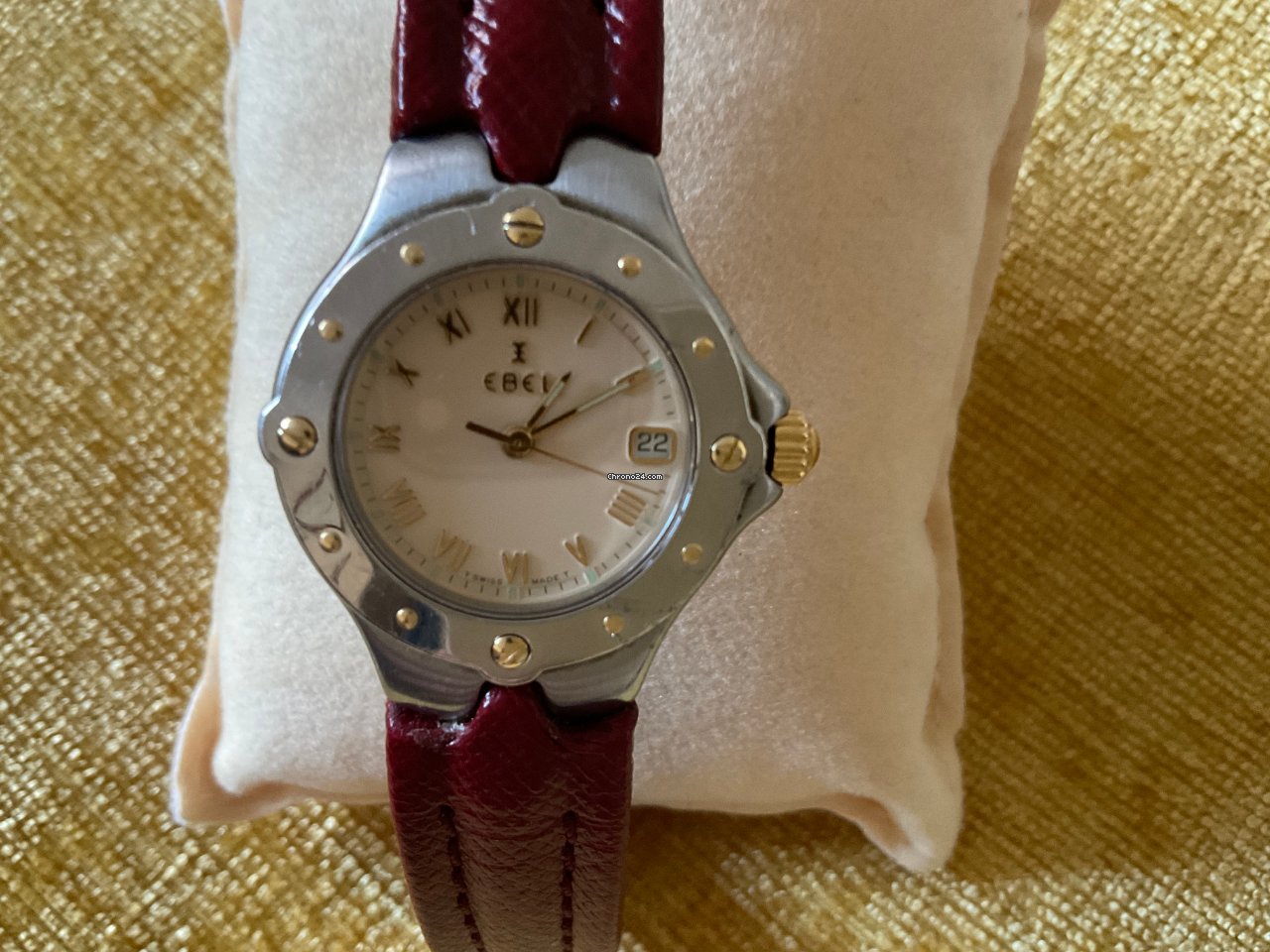 Ebel Sportwave Womens watch Quartz Gold Steel 6087621 5