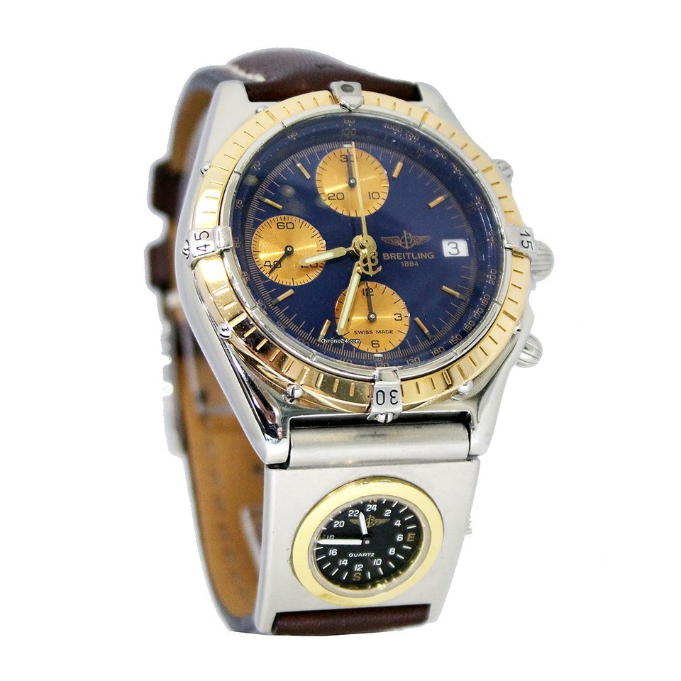 Breitling Chronomat Mens watch Unisex Automatic Gold Steel C13048 5