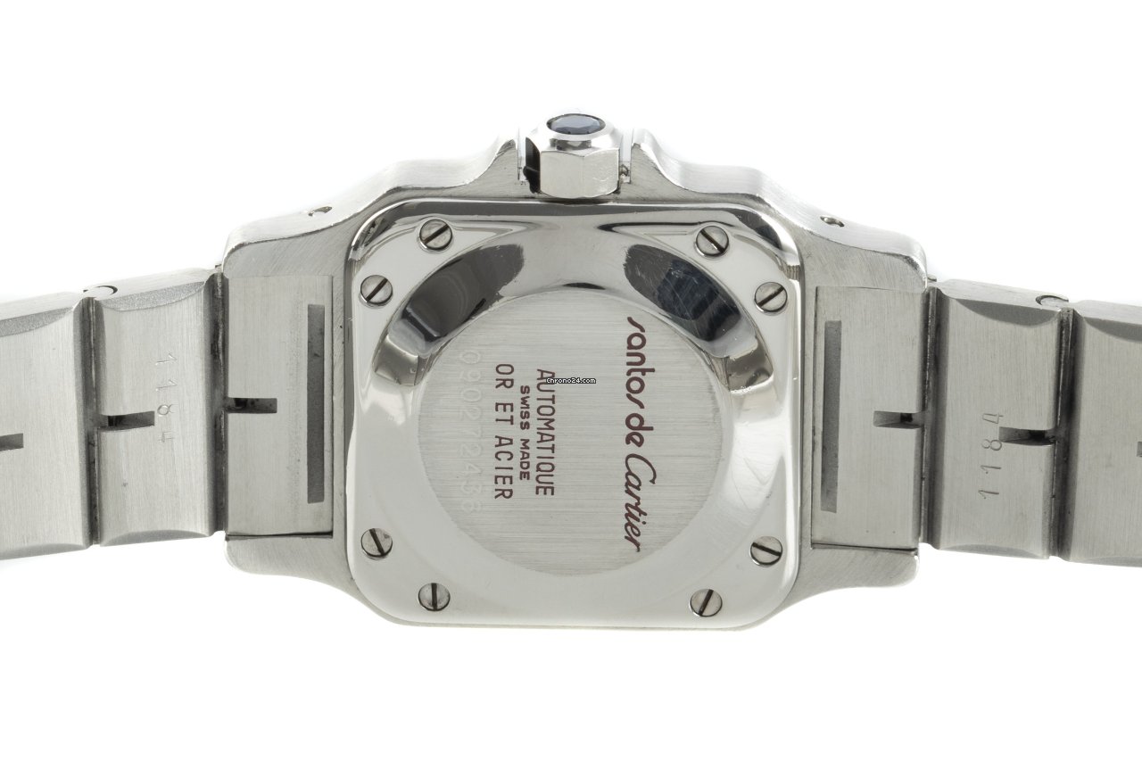 Cartier Santos Womens watch Automatic Gold Steel 0902 5