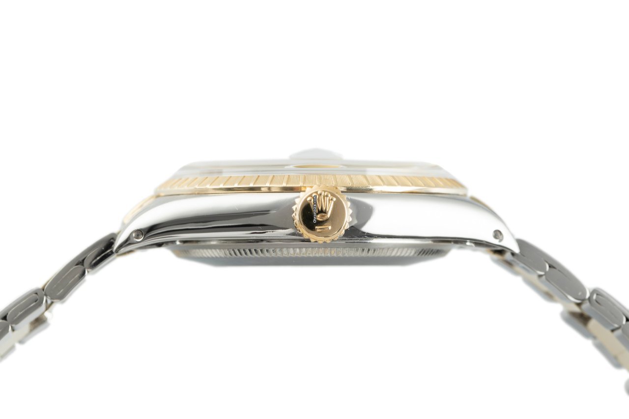 Rolex Oyster Perpetual Date Mens watch Unisex Gold Steel Automatic 1505 5