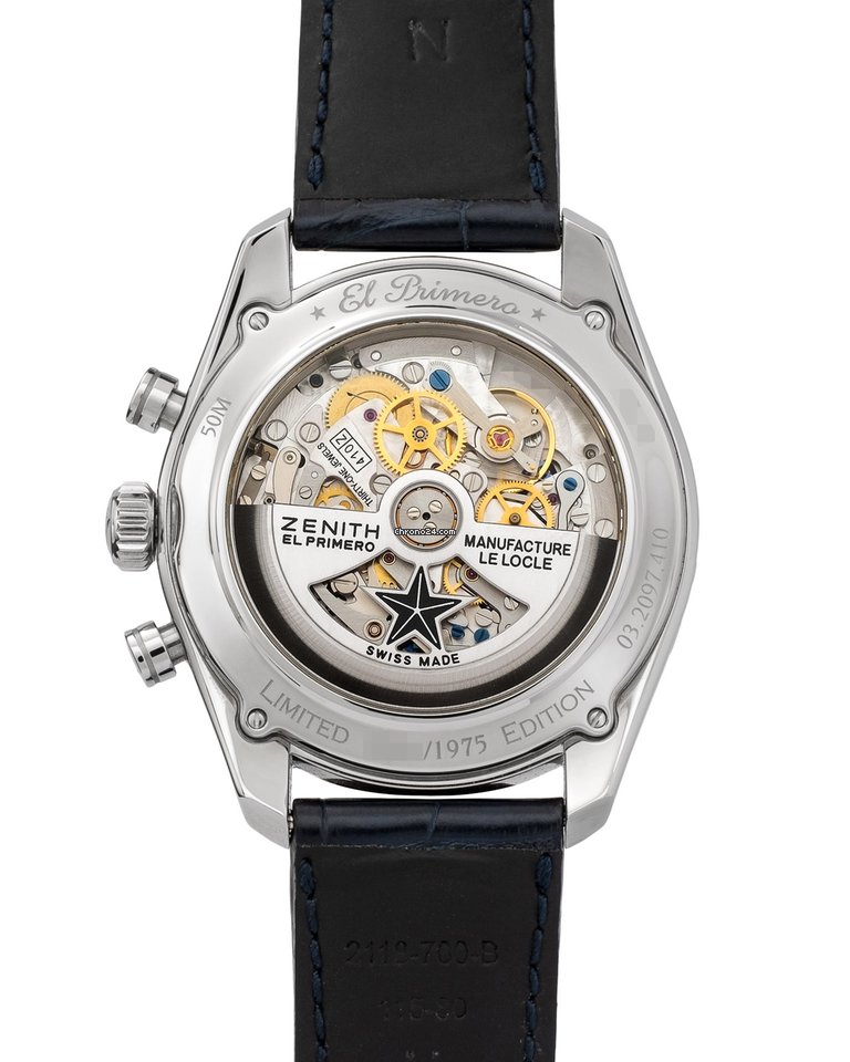Zenith El Primero 410 Mens watch Unisex Automatic Steel 03.2097.410 51.C700 5