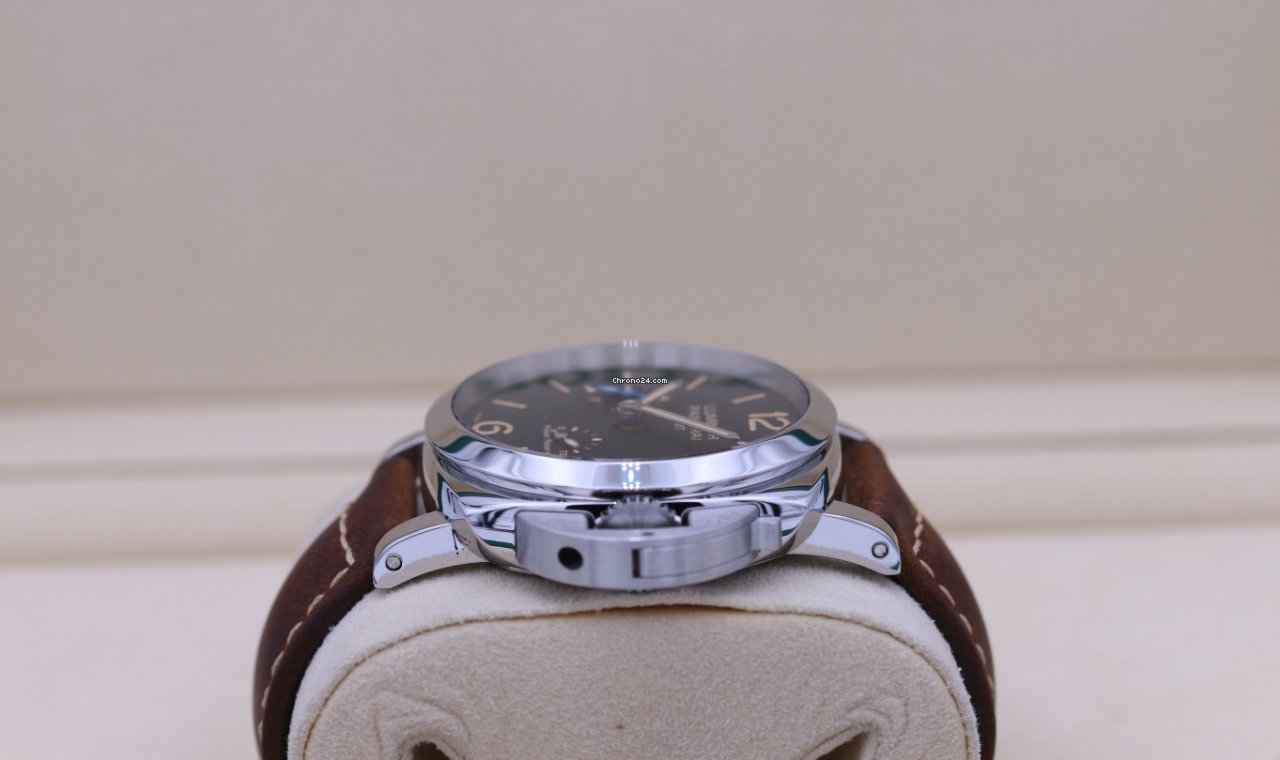 Panerai Luminor 1950 3 Days GMT Power Reserve Automatic Mens watch Unisex Automatic Steel PAM 01537 5