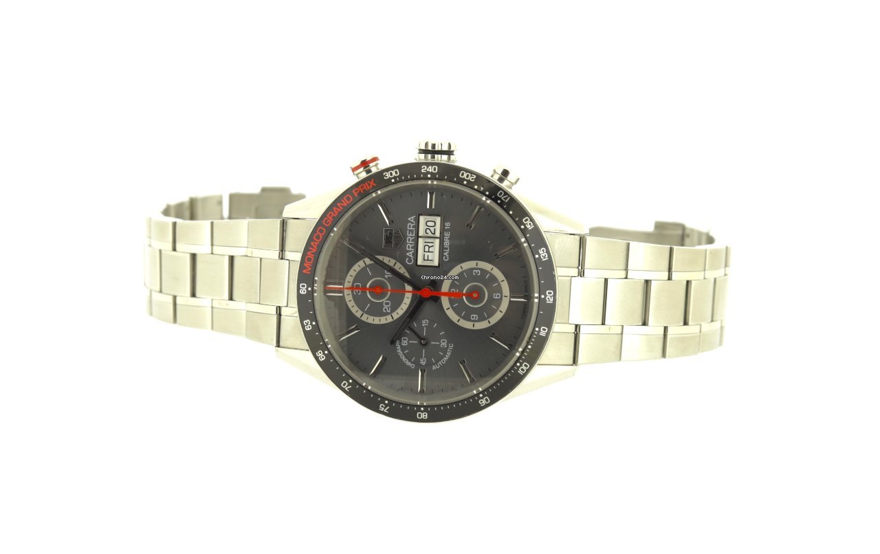 TAG Heuer Carrera Calibre 16 Mens watch Unisex Automatic Steel CV2A1F 5