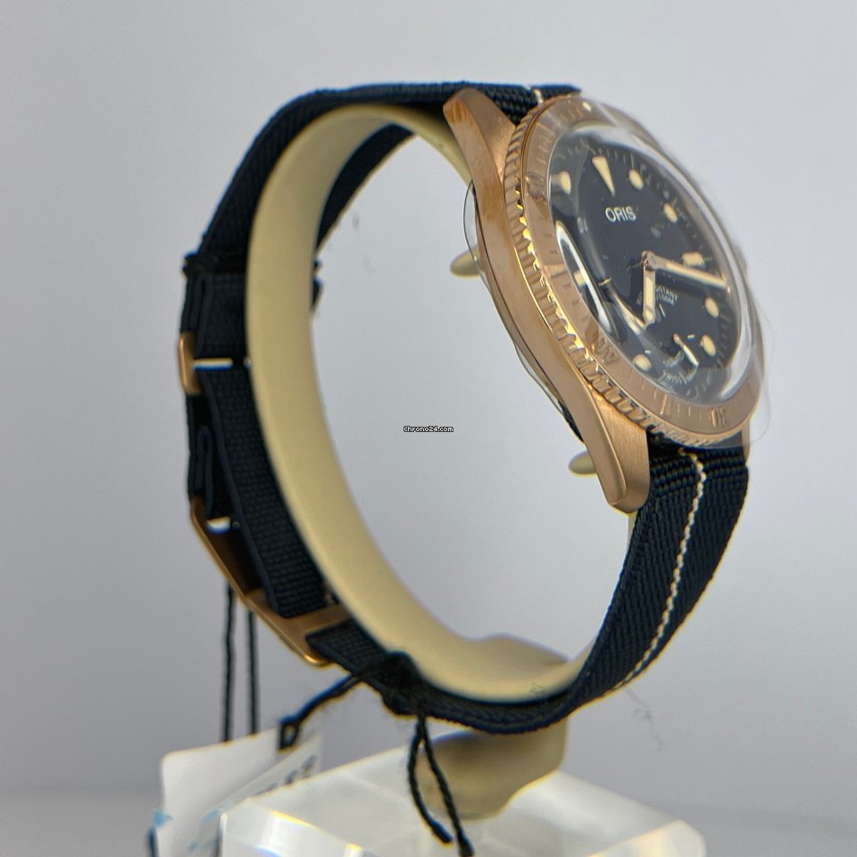 Oris Carl Brashear Mens watch Unisex Automatic Bronze 01 401 7764 3185-Set 5