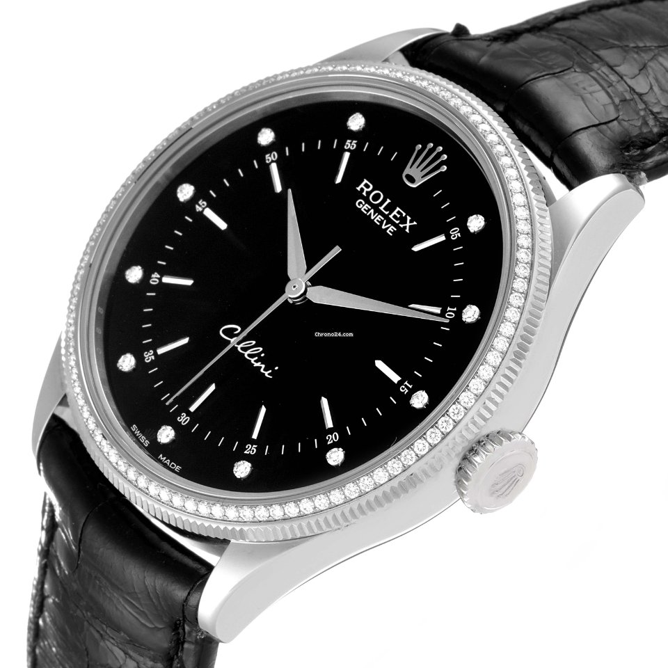 Rolex Cellini Time Mens watch Unisex White gold Automatic 50609RBR 5