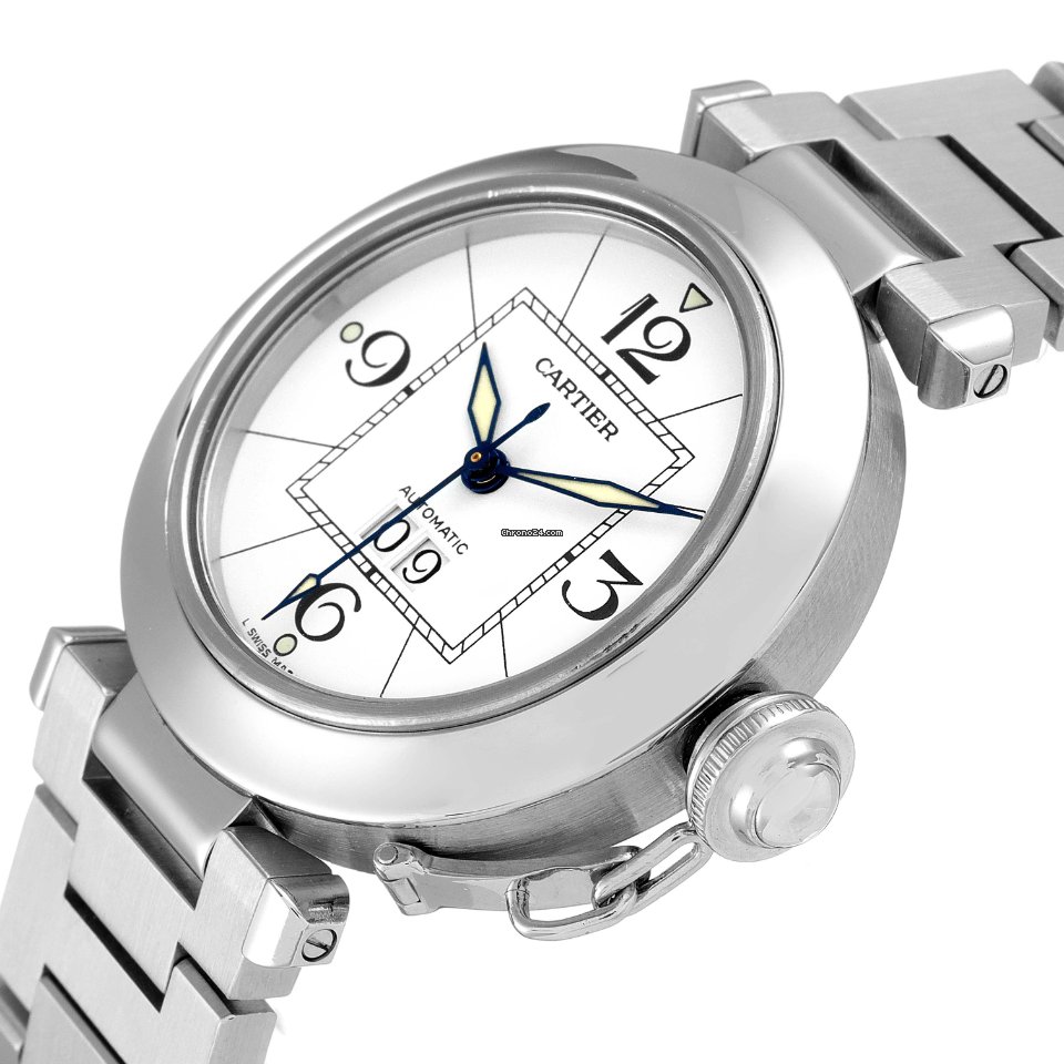 Cartier Pasha C Mens watch Unisex Automatic Steel W31055M7 5