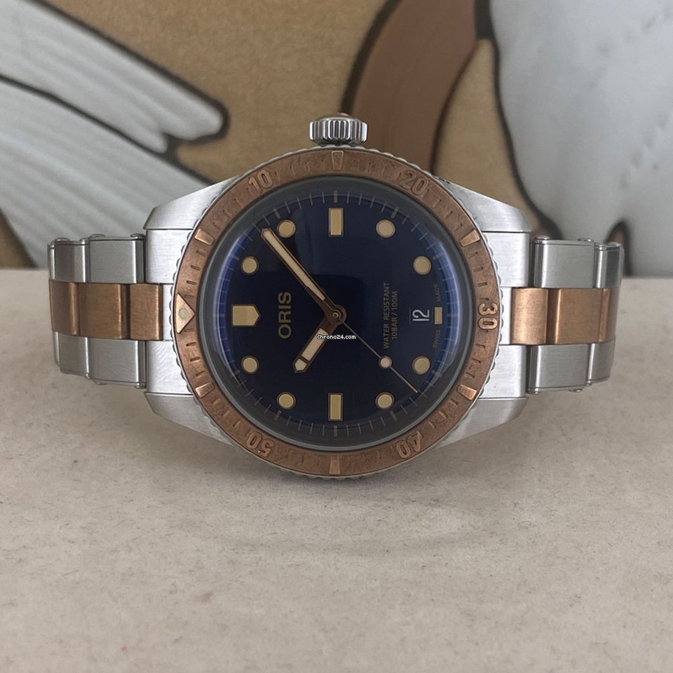 Oris Divers Sixty Five Automatic Gold Steel 01 733 7707 4355 5