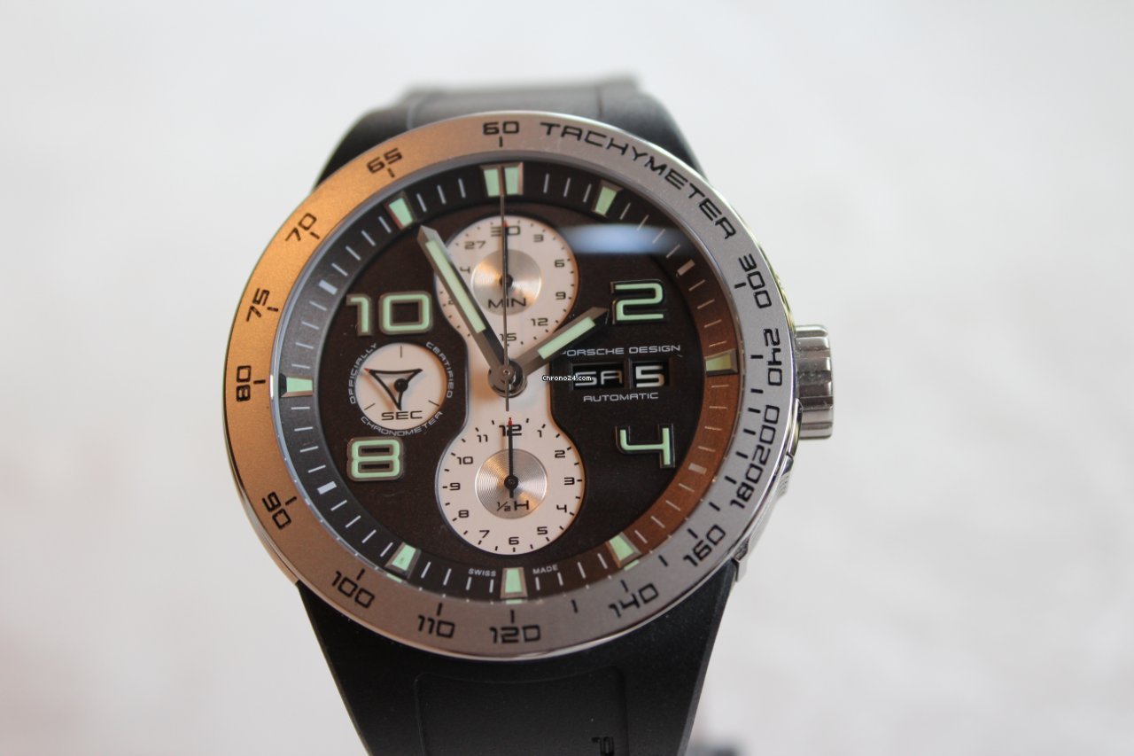 Porsche Design Flat Six Mens watch Unisex Automatic Steel P6340 183 388 5