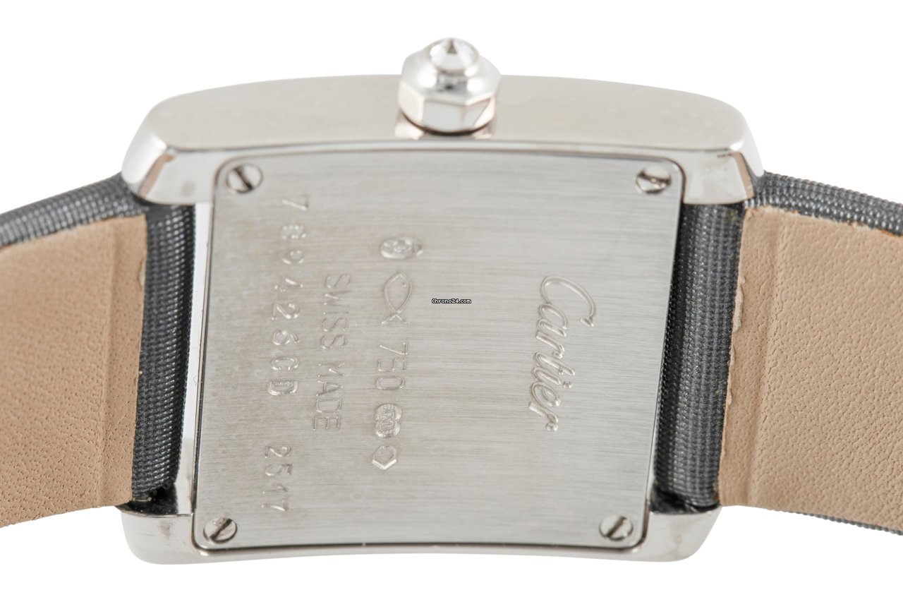 Cartier Tank Francaise Womens watch Quartz White gold 2517 5