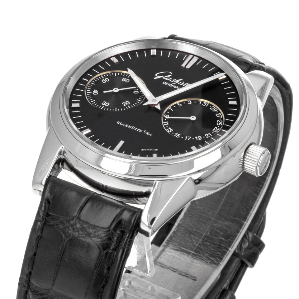 Glashtte Original Senator Hand Date Mens watch Unisex Automatic Steel 39-58-01-02-04 5