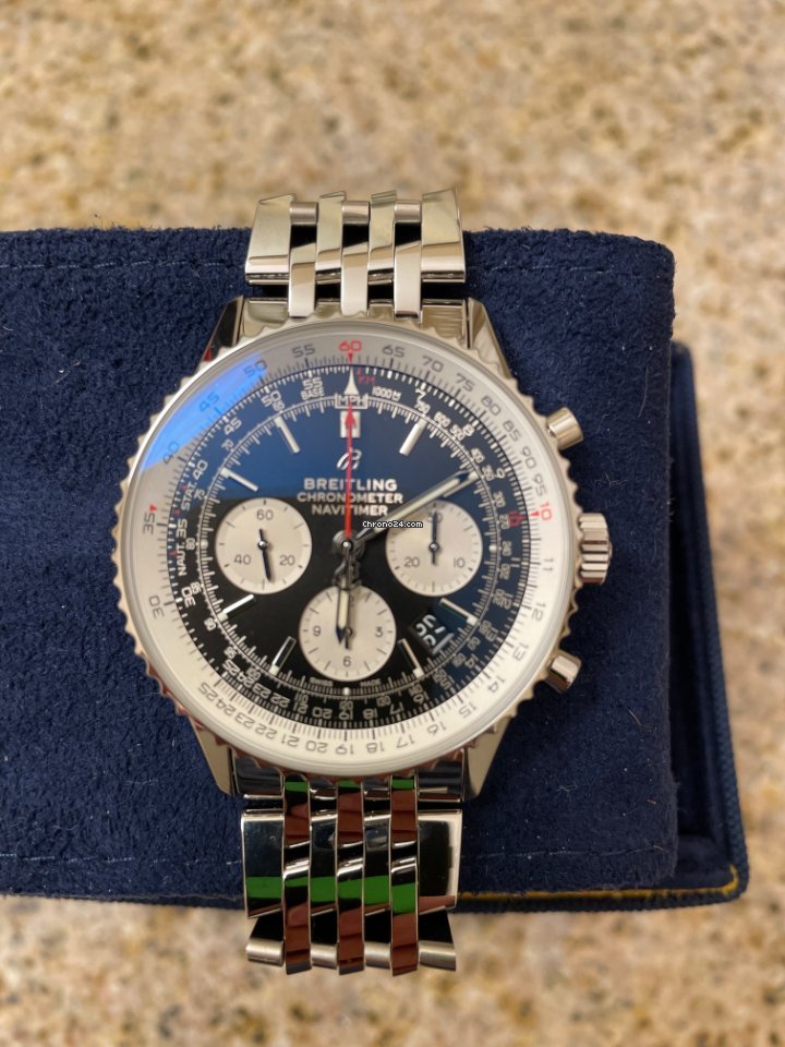 Breitling Navitimer 1 B01 Chronograph 43 Mens watch Unisex Automatic Steel AB0121211B1A1 5