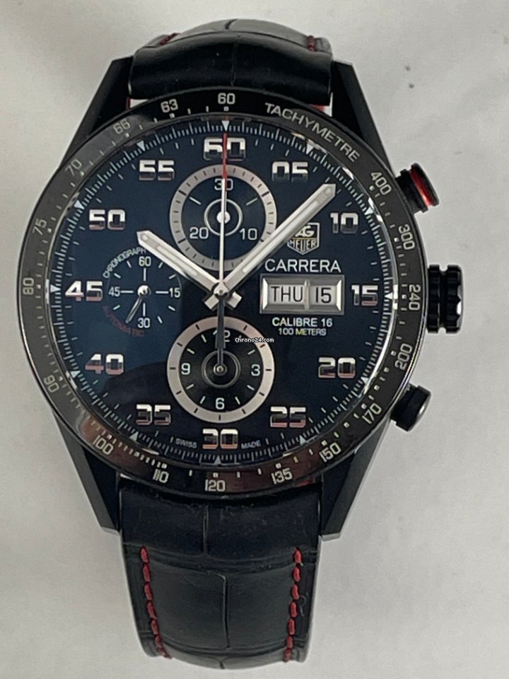 TAG Heuer Carrera Calibre 16 Mens watch Unisex Automatic Titanium CV2A81.FC6237 5