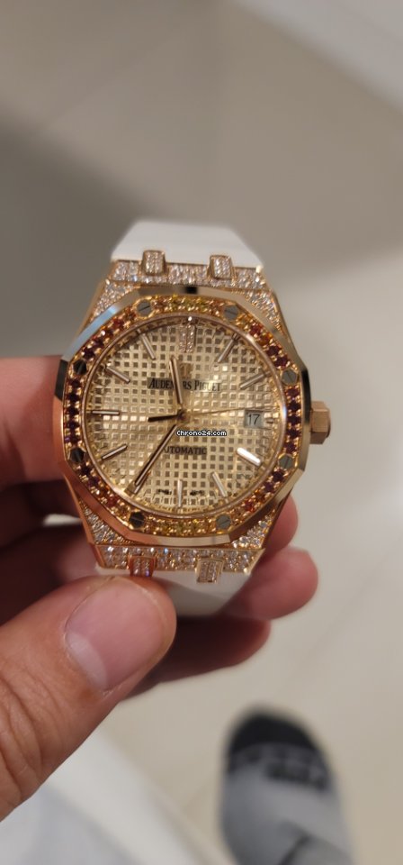 Audemars Piguet Royal Oak Lady Womens watch Automatic Rose gold 15452OR.ZY.D038VE.01 5