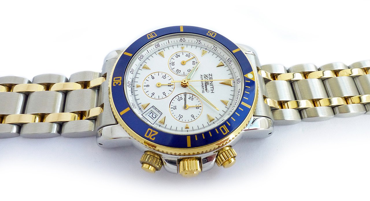 Zenith El Primero Mens watch Unisex Automatic Gold Steel 15 53-0470-400 5