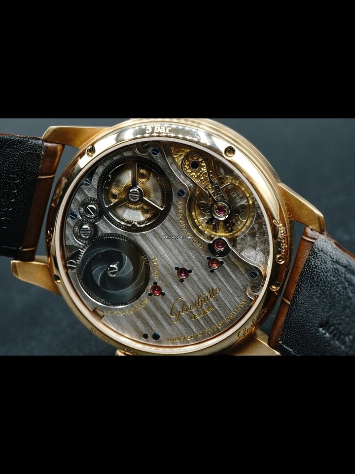 Glashtte Original Senator Chronometer Mens watch Unisex Manual winding Rose gold 1-58-01-02-05-30 5