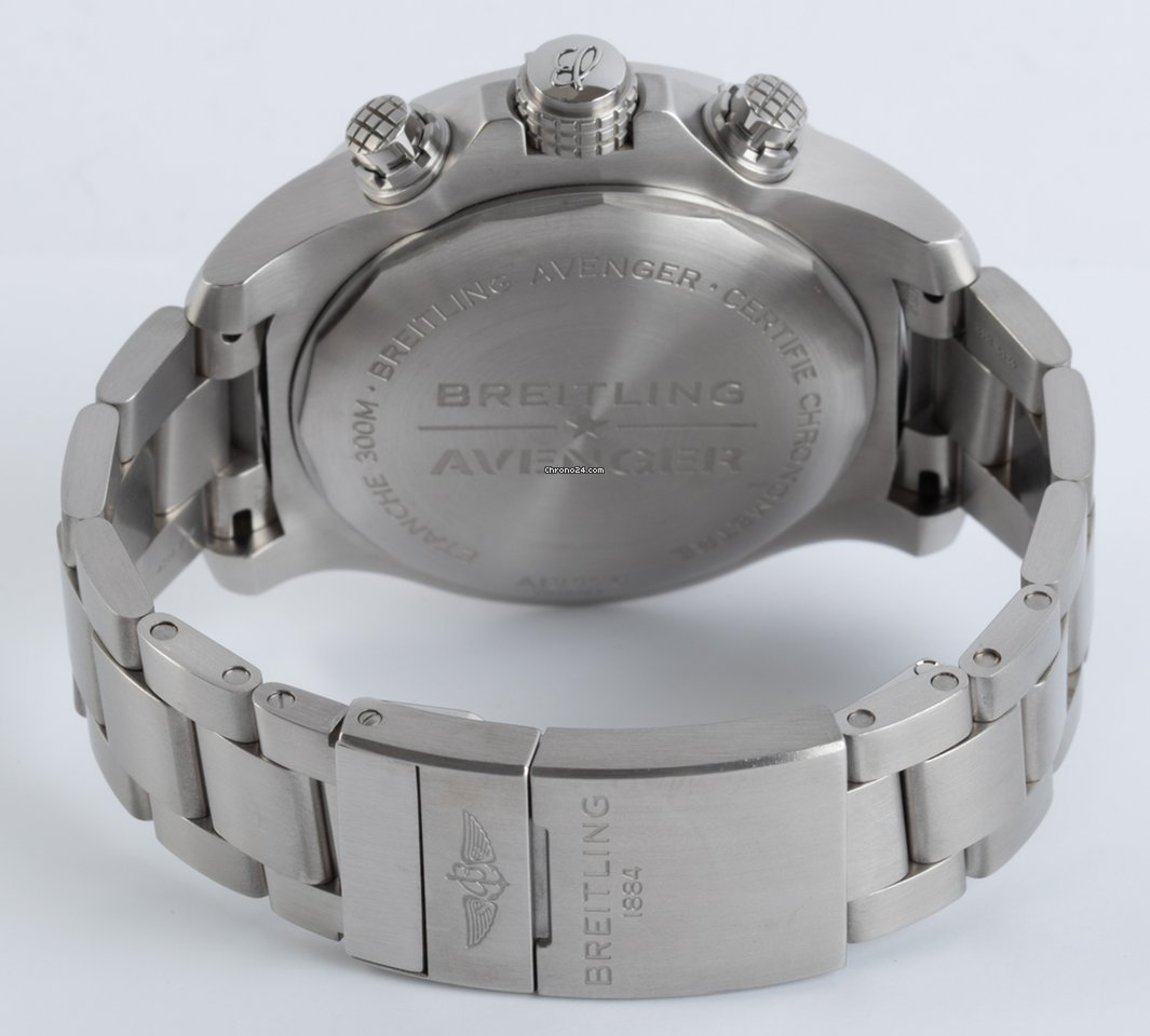 Breitling Super Avenger Mens watch Unisex Automatic Steel A13375101B1A1 5