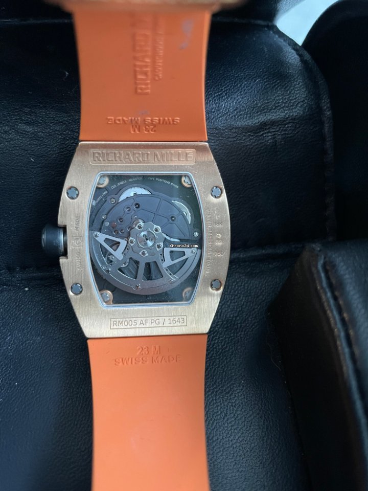 Richard Mille RM 005 Mens watch Unisex Automatic Rose gold 1643 5