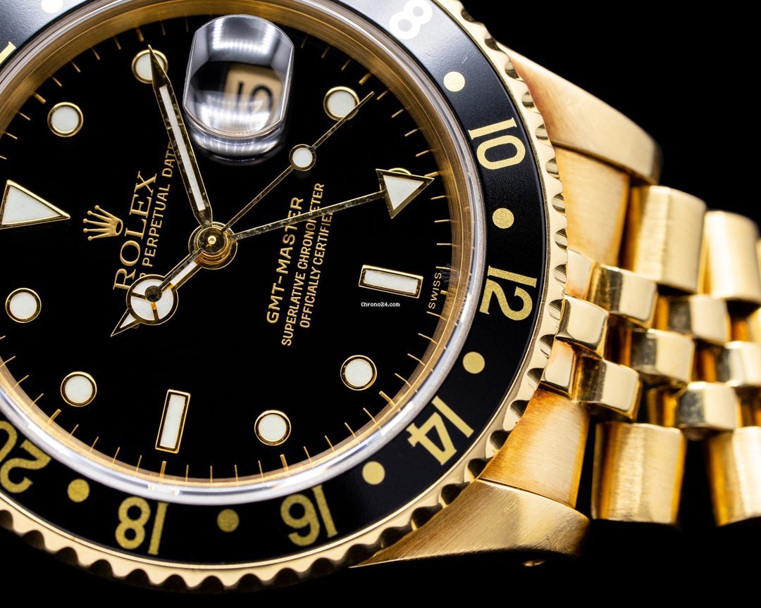 Rolex GMT-Master Mens watch Unisex Yellow gold Automatic 16758 5