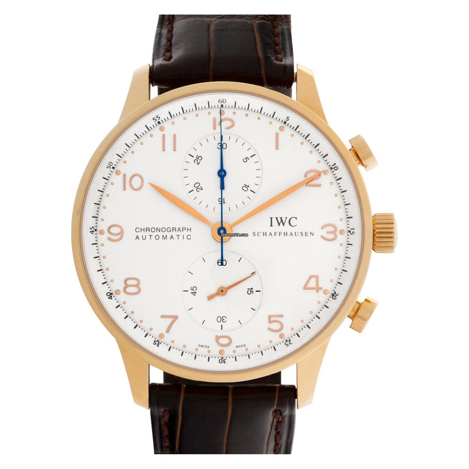 IWC Portuguese Chronograph Mens watch Unisex Automatic Rose gold IW371480 5