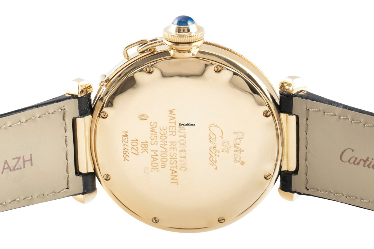 Cartier Pasha Mens watch Unisex Automatic Yellow gold 1027 5
