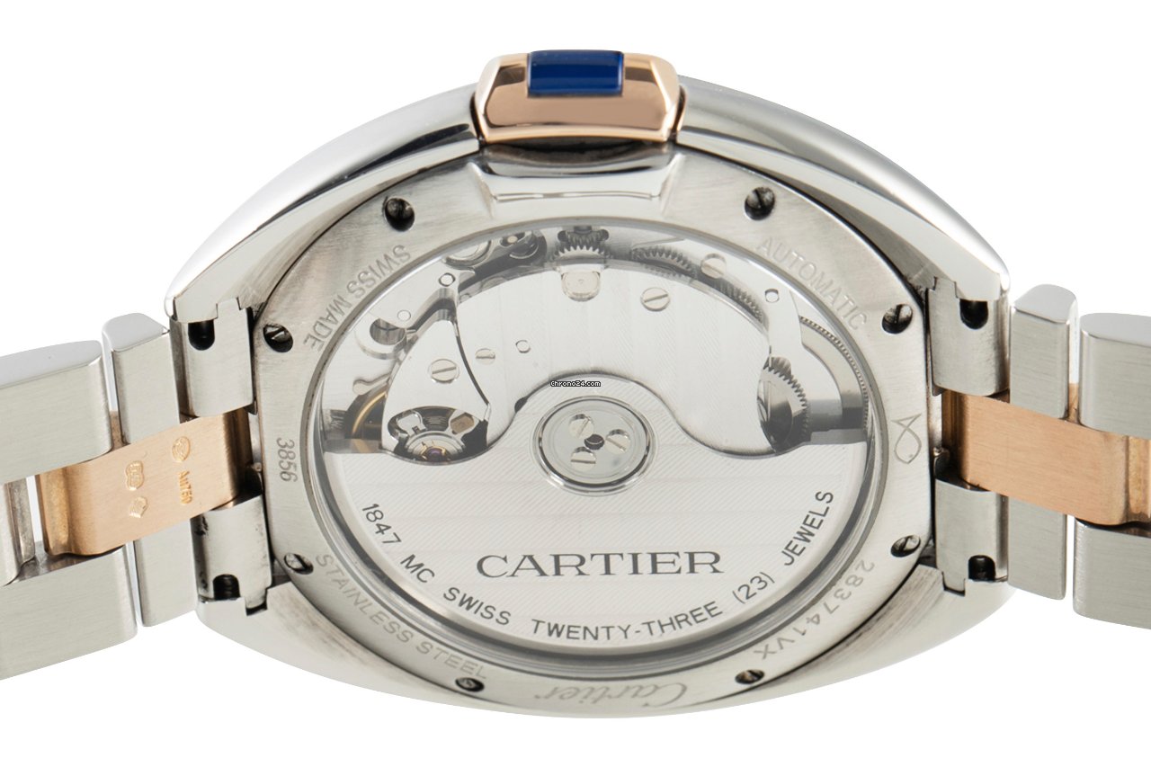 Cartier Cle de Cartier Mens watch Unisex Automatic Gold Steel W2CL0003 5