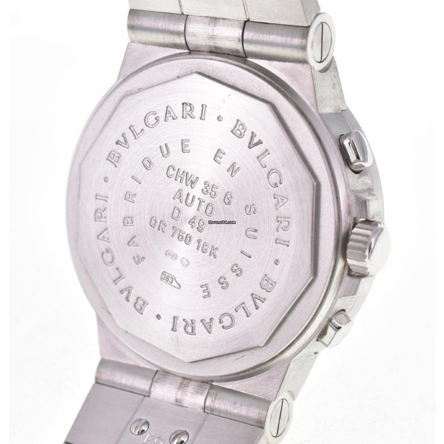 Bulgari Diagono Mens watch Unisex Automatic White gold CHW35G AUTO 5