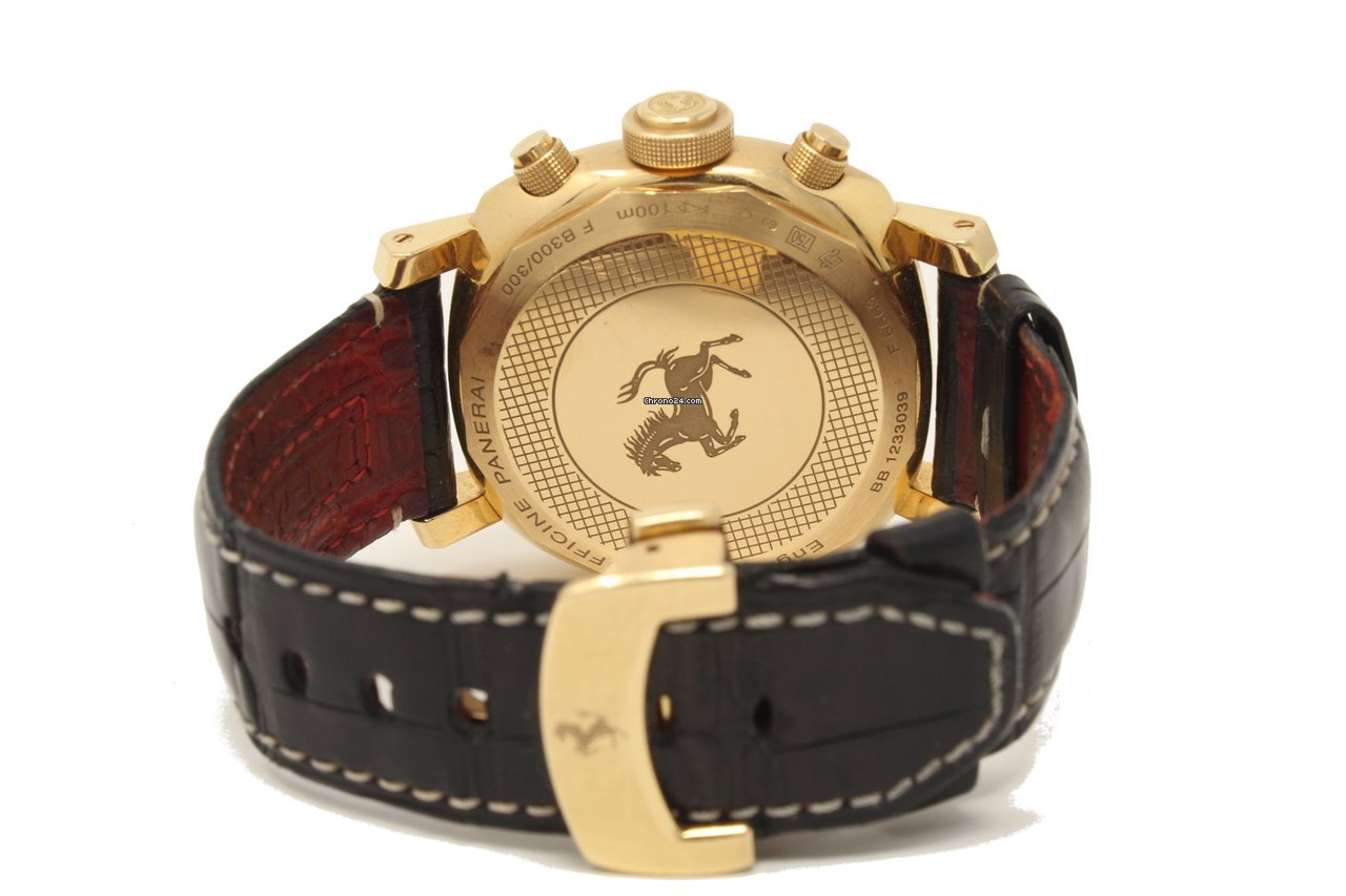 Panerai Ferrari Mens watch Unisex Automatic Yellow gold FER 006 5