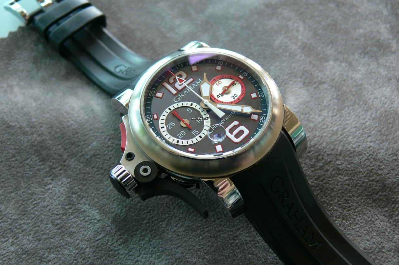 Graham Chronofighter R.A.C. Mens watch Unisex Automatic Steel 2TRAS. 5