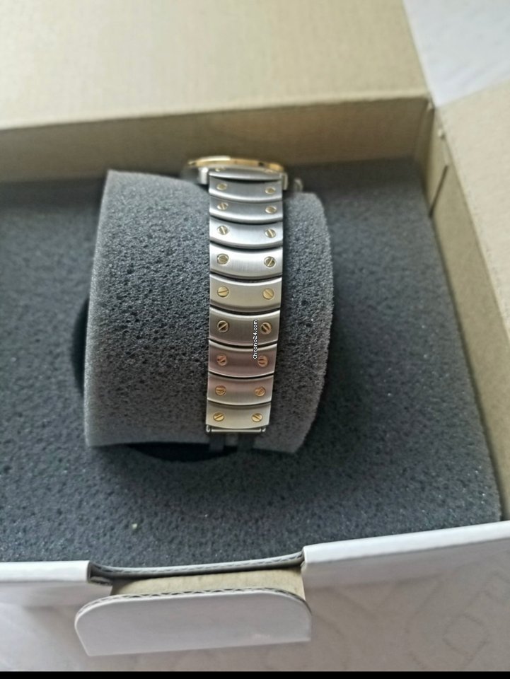 Cartier Santos Womens watch Quartz Gold Steel 1551 5