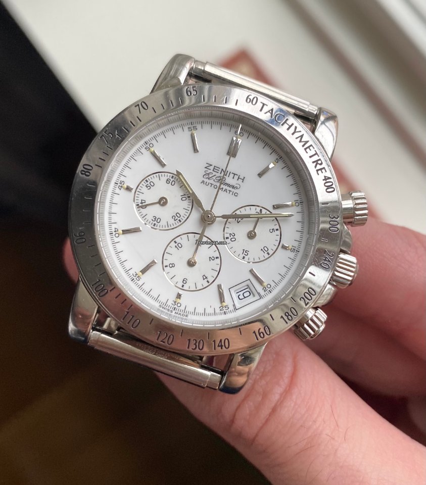 Zenith El Primero Chronograph Mens watch Unisex Automatic Steel 01-0360-400 5