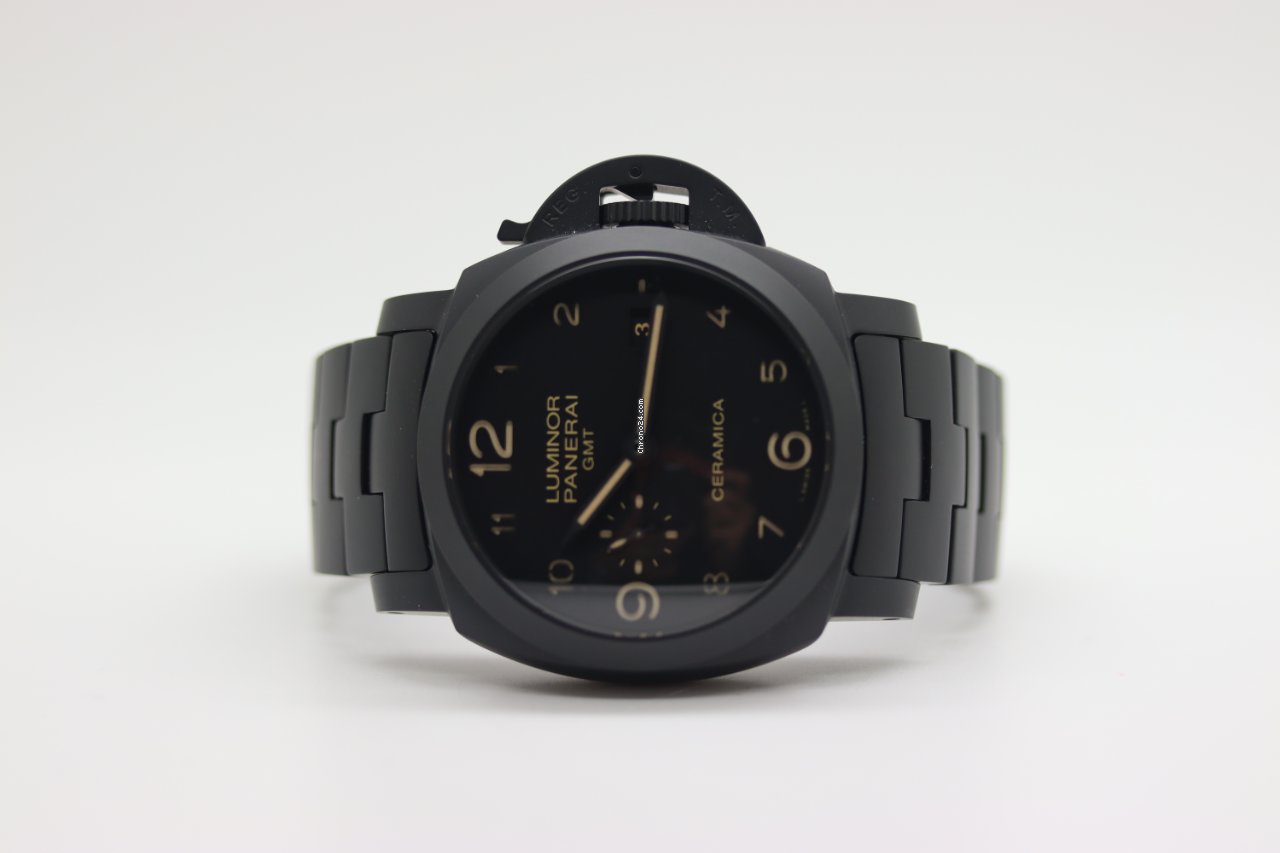 Panerai Luminor 1950 3 Days GMT Automatic Mens watch Unisex Automatic Ceramic PAM 00438 5