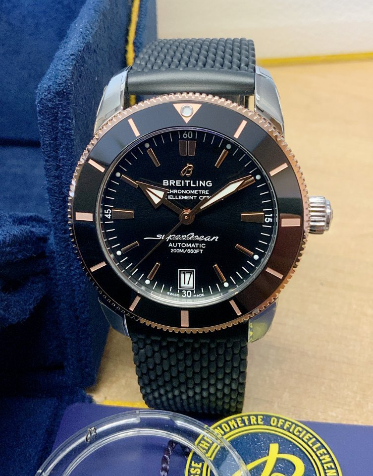 Breitling Superocean Heritage II 42 Mens watch Unisex Automatic Gold Steel UB2010121B1S1 5