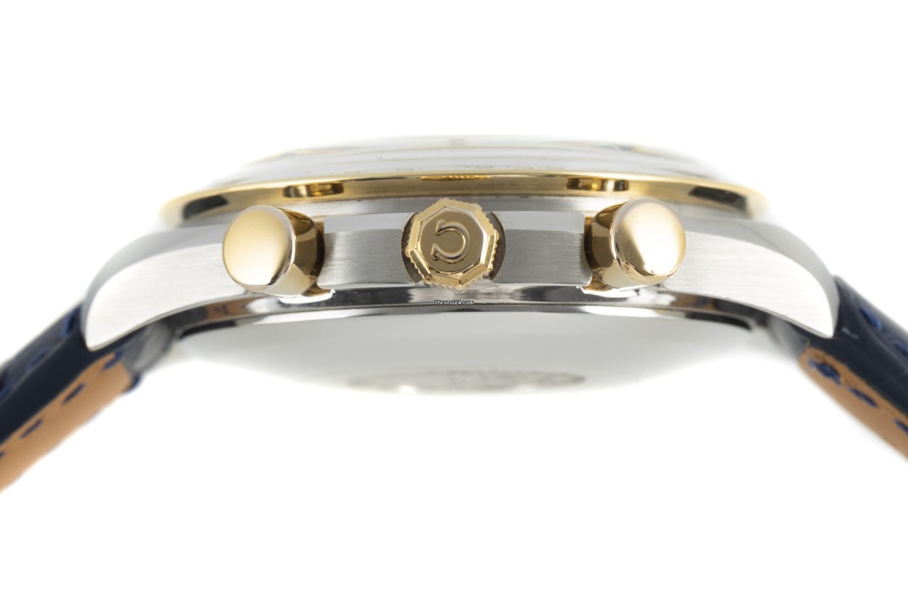 Omega Speedmaster Date Mens watch Unisex Automatic Gold Steel 175.0034 5