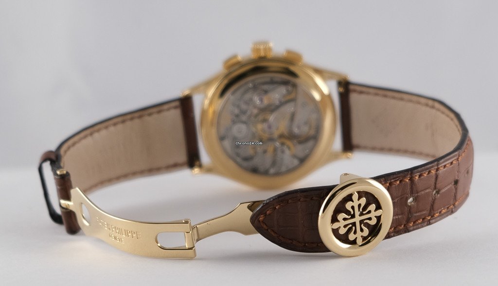 Patek Philippe Chronograph Mens watch Unisex Manual winding Yellow gold 5170 j -001 5