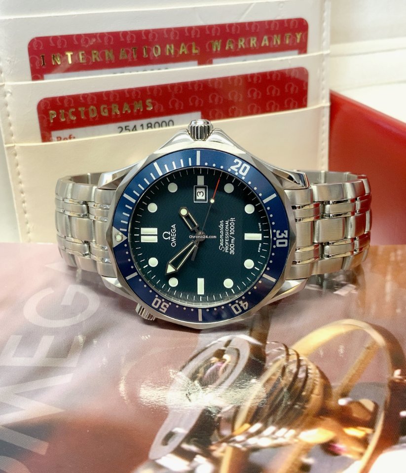 Omega Seamaster Diver 300 M Mens watch Unisex Quartz Steel 2541.80.00 5