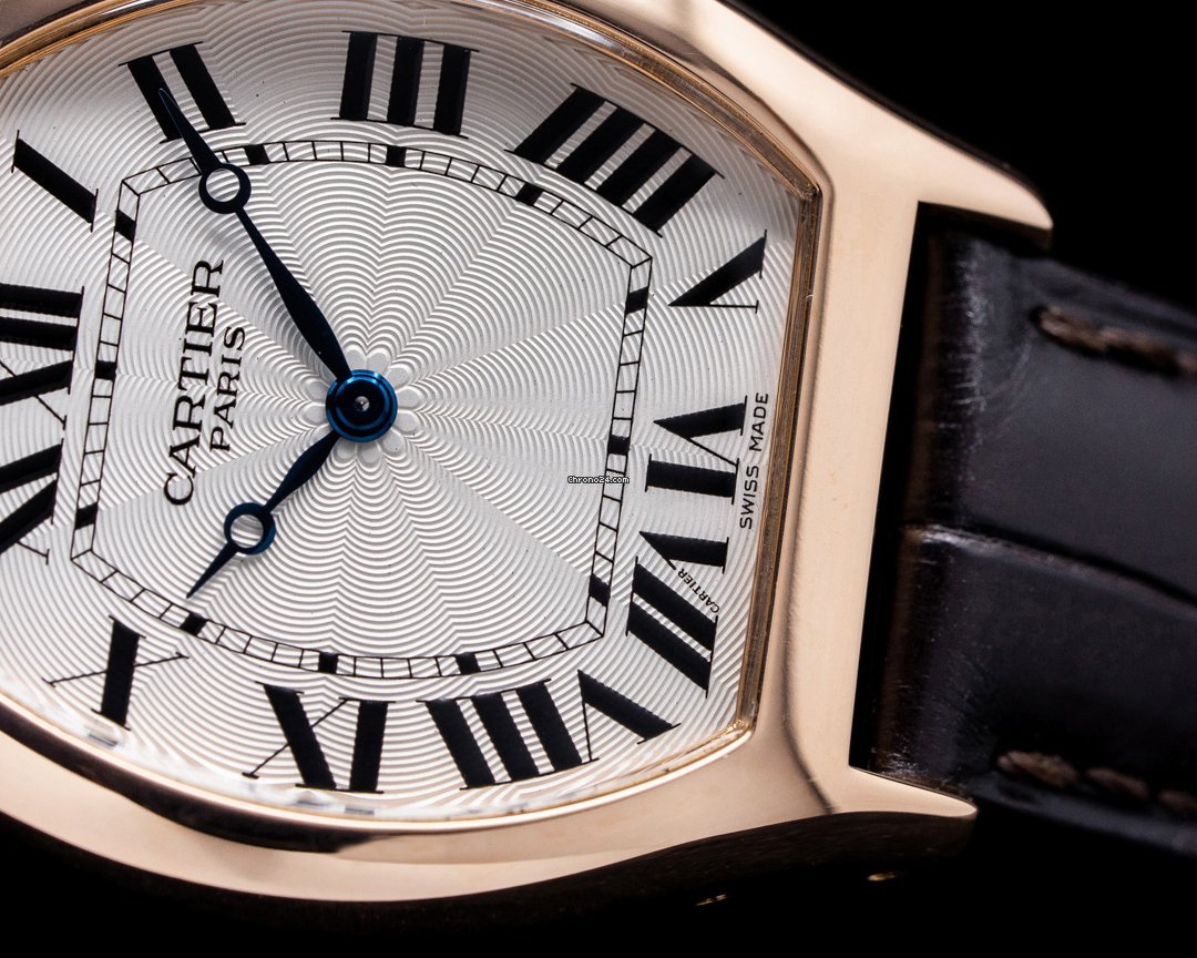 Cartier Tortue Mens watch Unisex Manual winding Yellow gold 2496C 5