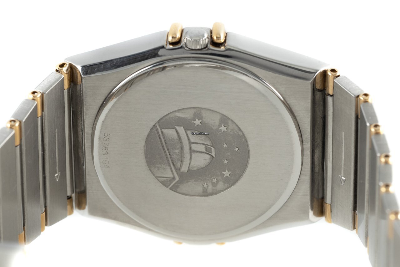 Omega Constellation Day-Date Mens watch Unisex Quartz Gold Steel 396.1070.1 5