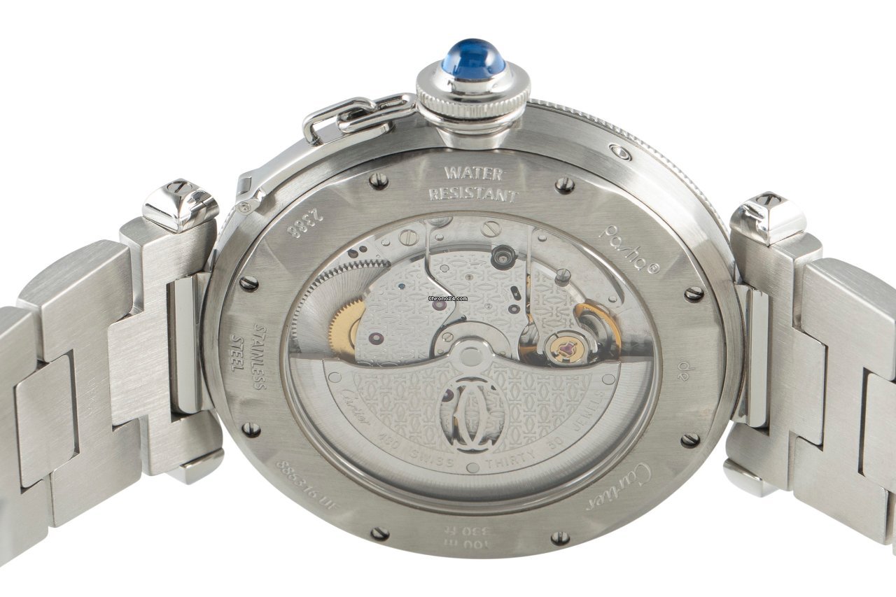 Cartier Pasha Mens watch Unisex Automatic Steel 2388 5