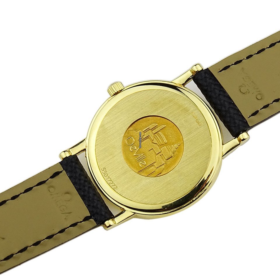 Omega De Ville Womens watch Quartz Yellow gold 7350.33.01 5