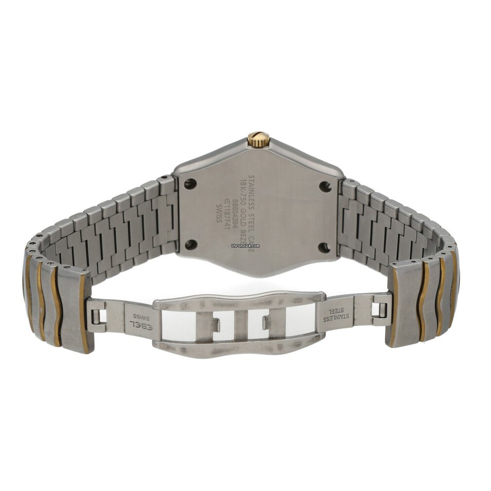 Ebel Classic Mens watch Unisex Quartz Gold Steel E1187F41 5